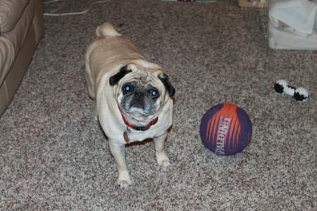 Mom - This ball is a little to big for me