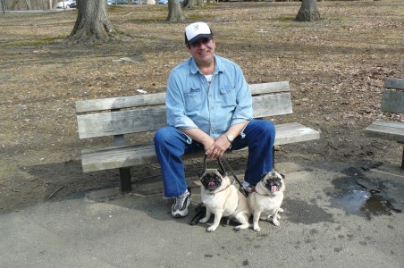 Pug Daddy and his girls