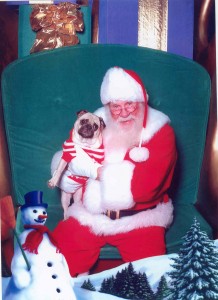 Bella and Santa