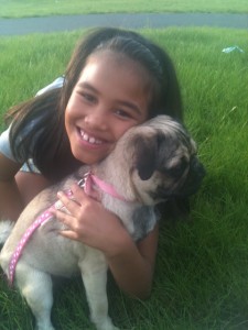 Serena and Pug Princess