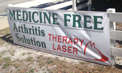 Laser Treatment Sign